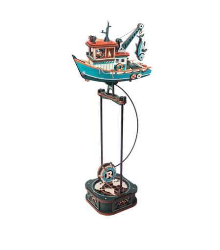 Rolife Lucky Trawler Balance Toy 3D Wooden Puzzle
