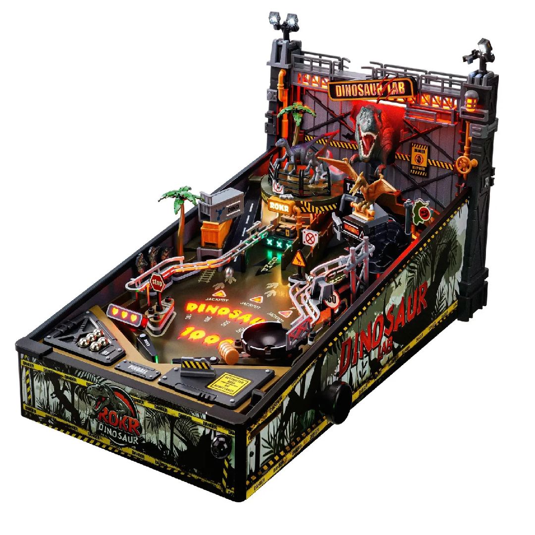 ROKR Dinosaur Lab Pinball 3D Wooden Puzzle