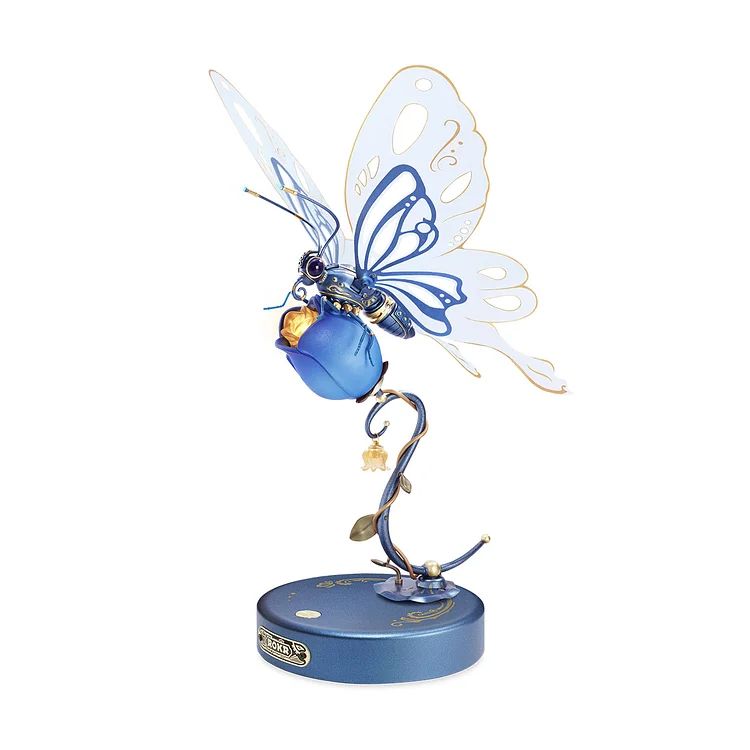 ROKR Butterfly (Blue) Model DIY 3D Puzzle - Click Image to Close