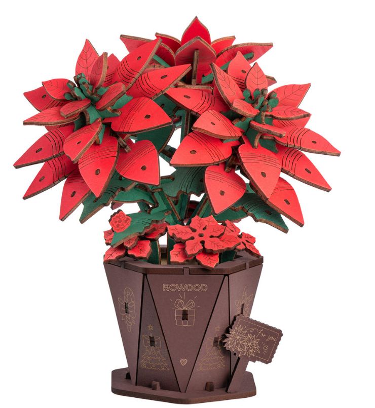 ROKR Poinsettia 3D Puzzle