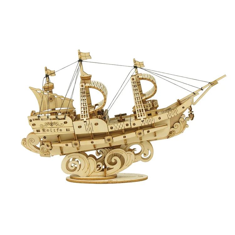 Rolife Sailling Ship Model 3D Wooden Puzzle