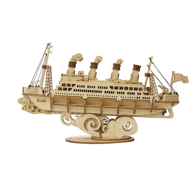 Rolife Cruise Ship Model 3D Wooden Puzzle