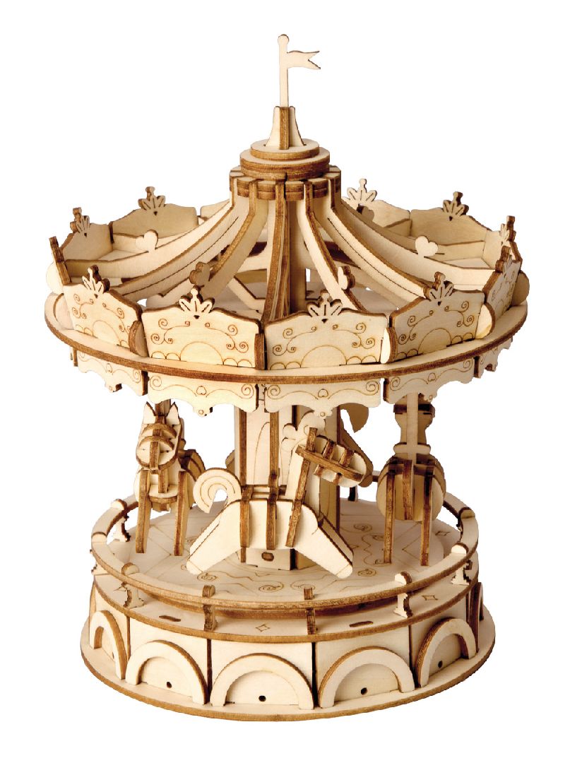 Rolife Merry-Go-Round 3D Wooden Puzzle