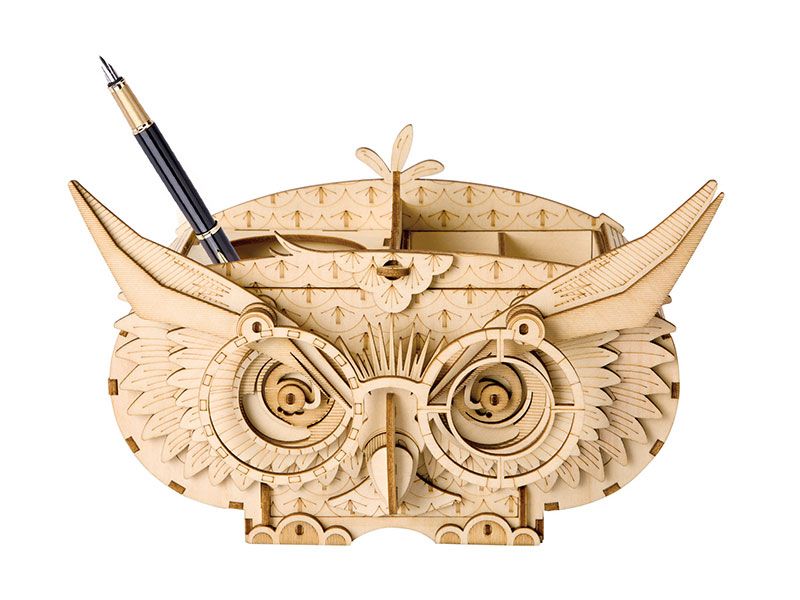 Rolife Owl Storage Boxl 3D Wooden Puzzle