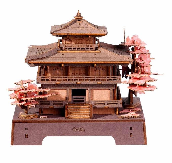 Rolife Sakura Pavilion 3D Wooden Puzzle