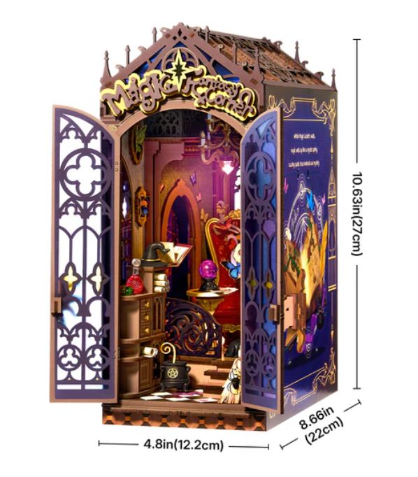 Rolife Magic Fantasy Corner DIY Book Nook Shelf Inset