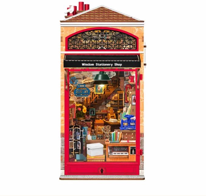 Rolife Wisdom Stationery Shop DIY Book Nook