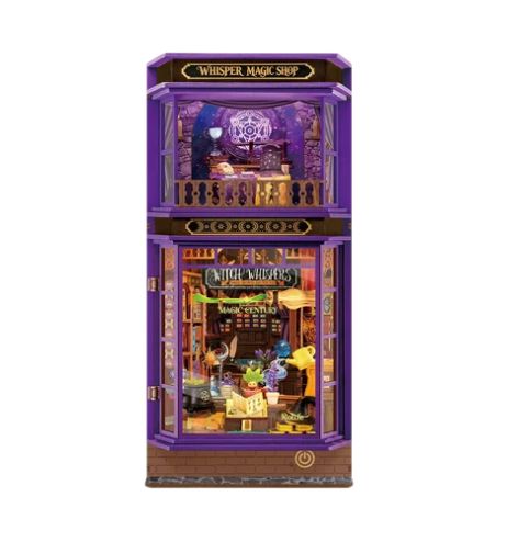 Rolife Whisper Magic Shop DIY Book Nook Shelf Insert