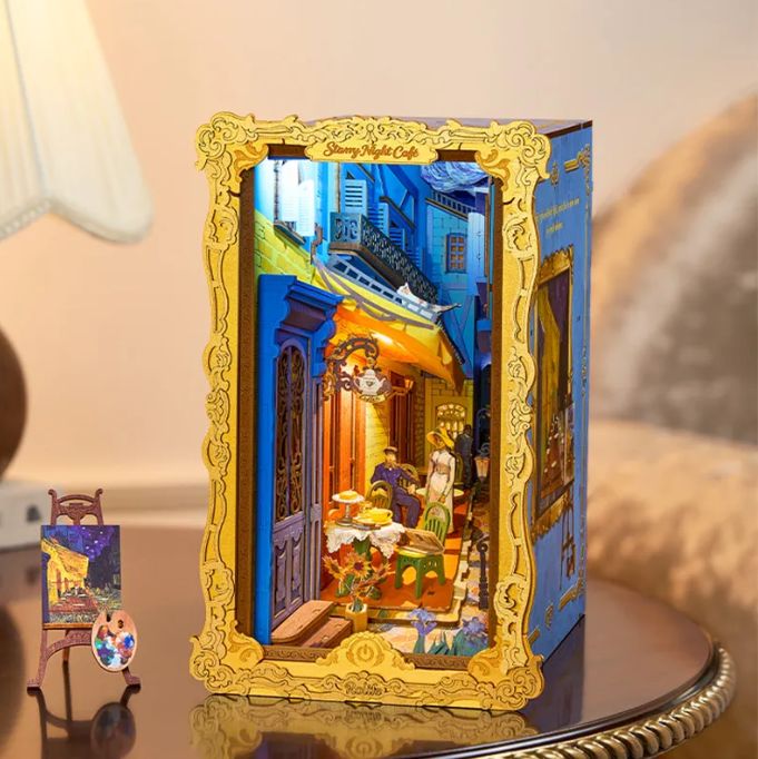Rolife Starry Night Café DIY Book Nook