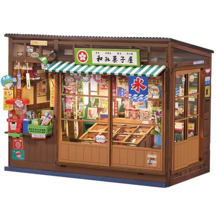 Rolife Nostalgic Corner Shop DIY Minature House Kit