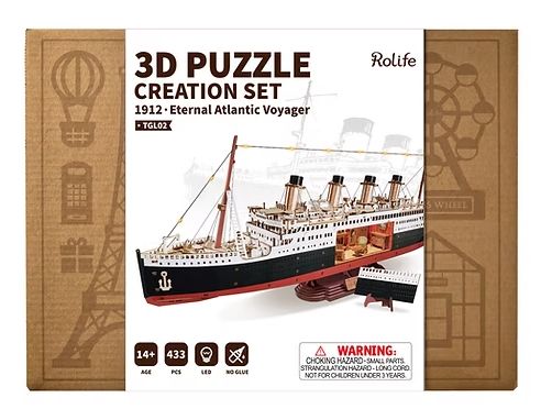 Rolife 1912 Eternal Atlantic Voyager 3D Wooden Puzzle