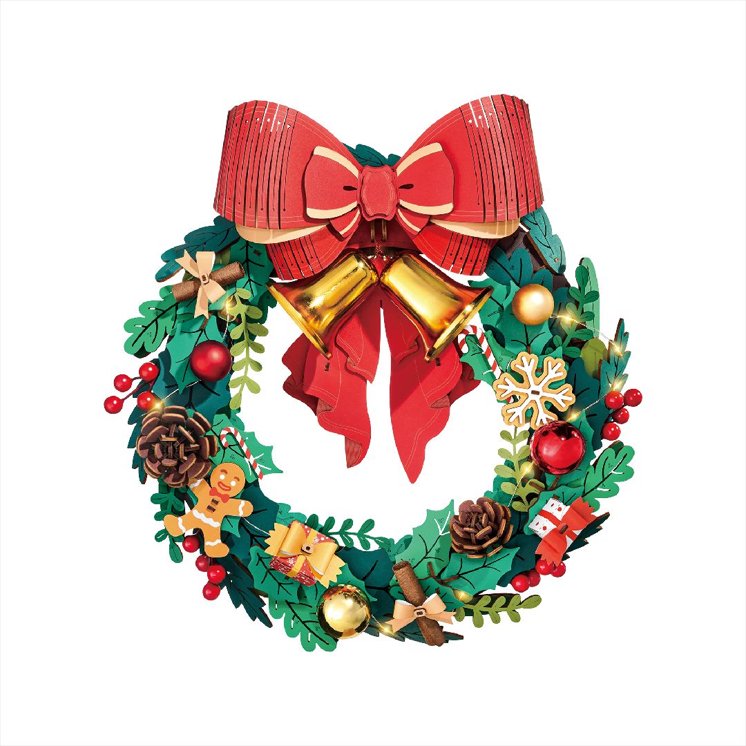 Rollife Christmas Wreath 3D Wooden Puzzle