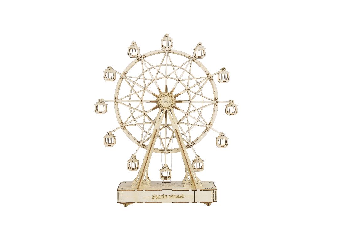 Rolife Ferris Wheel 3D Wooden Puzzle Music Box