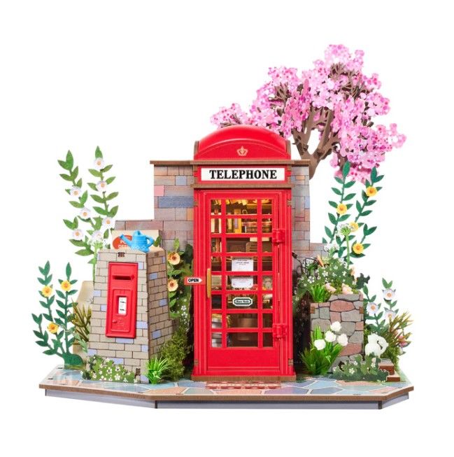 Rolife Blossom Book Booth 3D Wooden Puzzle