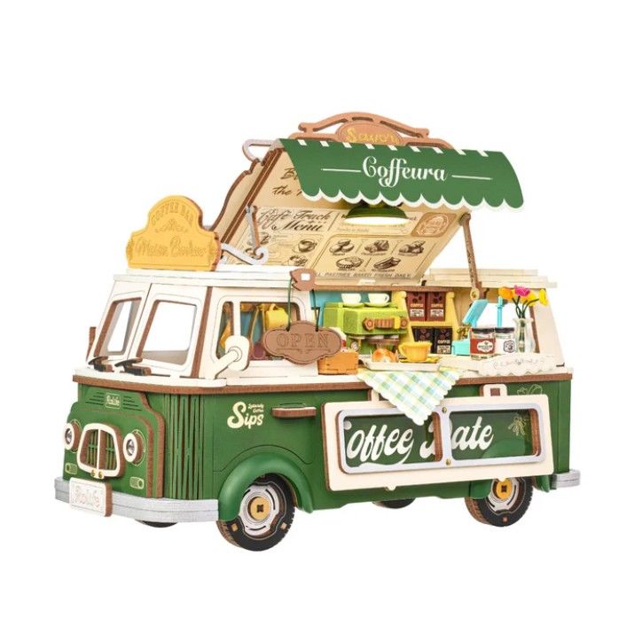 Rolife Leo's Coffee Truck 3D Wooden Puzzle