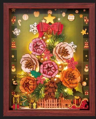 Rolife Christmas Window Display 3D Wooden Puzzle
