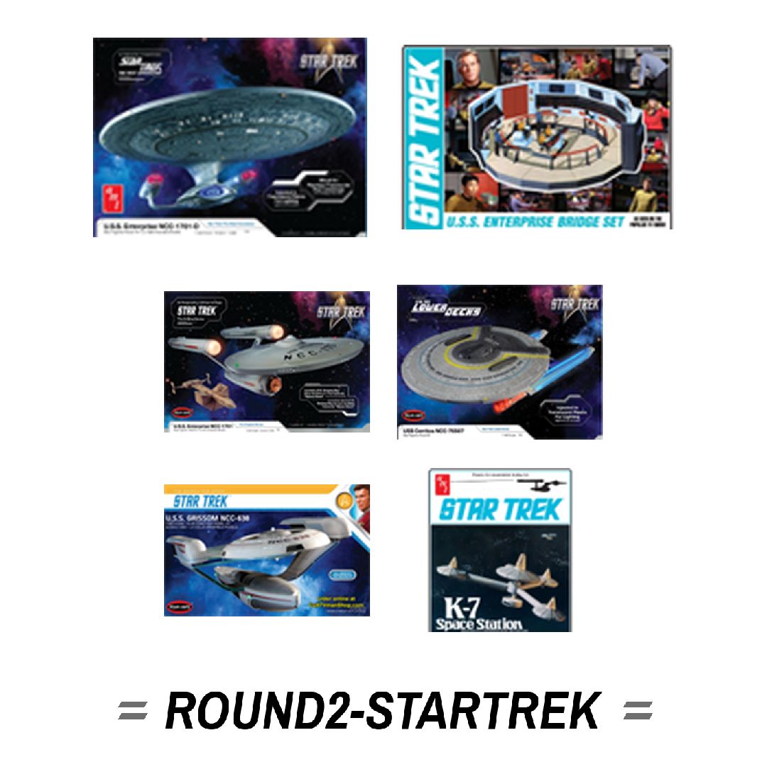 ROUND2 Star Trek Model Kit Bundle
