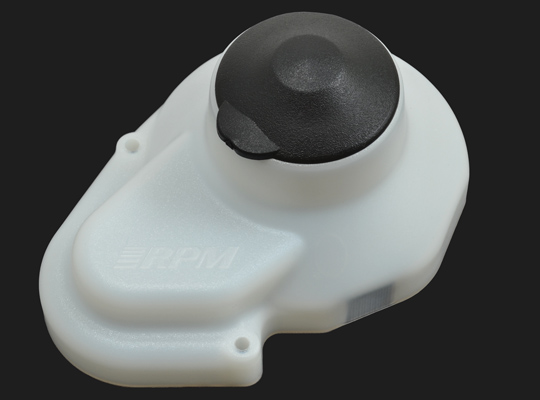 RPM RC10 Classic Gear Cover - Dyeable White - Click Image to Close