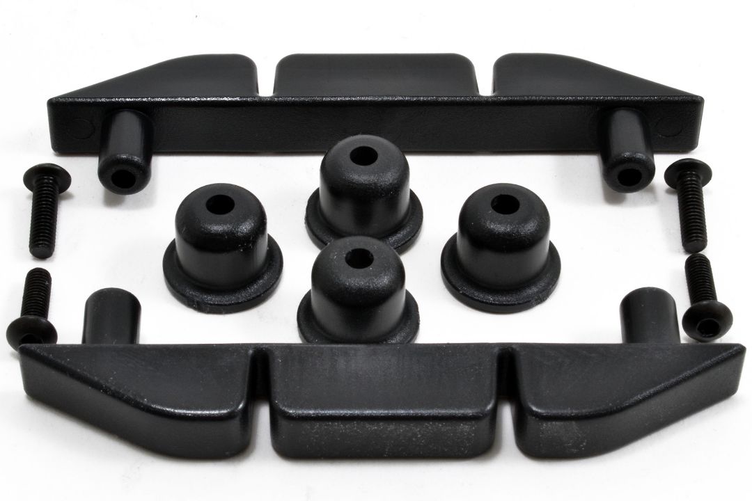 RPM Body Skid Rails - Black - Click Image to Close