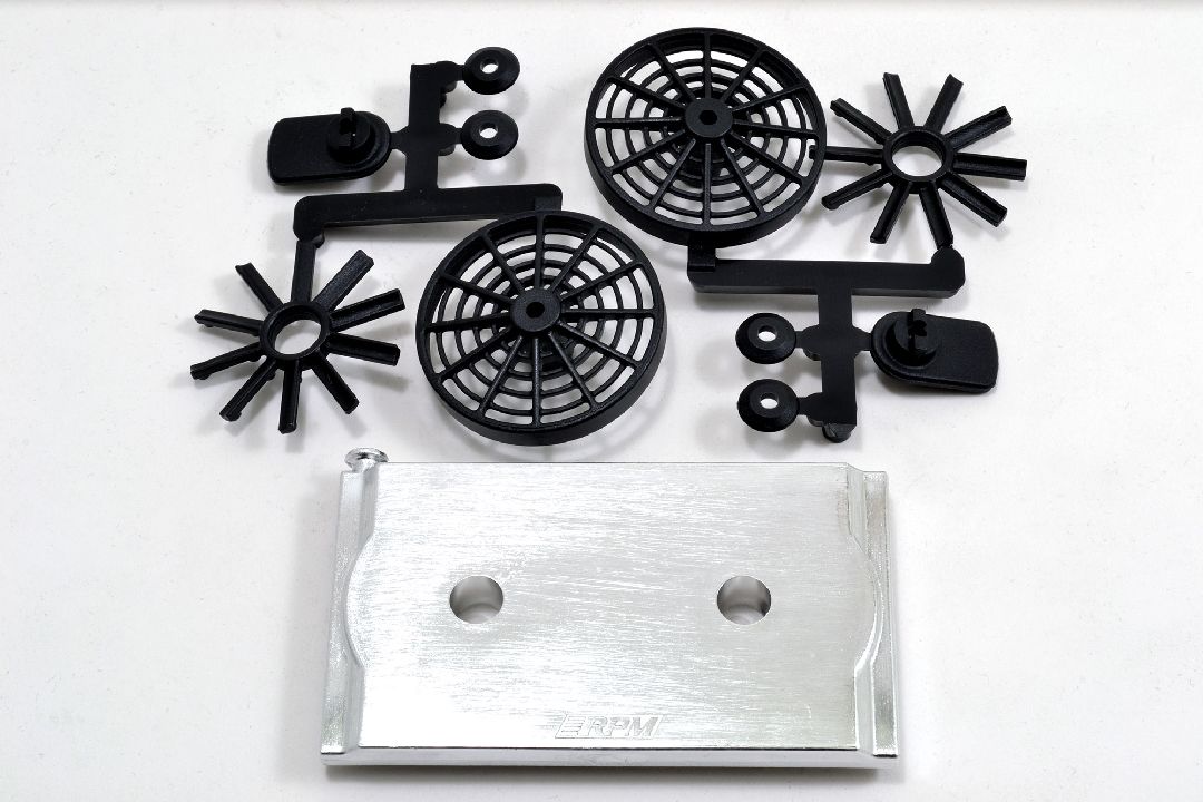 RPM 1/10 Scale Mock Radiator And Fans - Click Image to Close