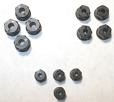 RPM Nylon Nuts 6-32 (8) - Black - Click Image to Close