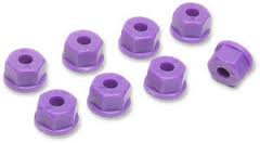 RPM Nylon Nuts 6-32 (8) - Purple - Click Image to Close