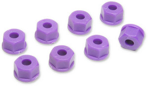 RPM Nylon Nuts 8-32 (8) - Purple