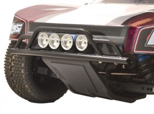 RPM Front Bumper & Skid Plate for the Losi Ten SCTE - Black - Click Image to Close