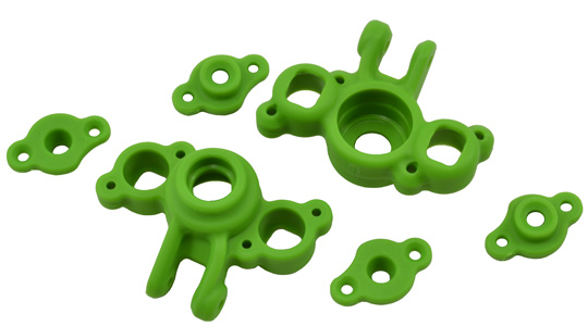 RPM Axle Carriers for 1/16 e-Revo, Slash, Summit & Rally - Green