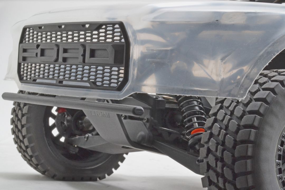 RPM Front Bumper & Skid Plate for the Losi Baja Rey - Black