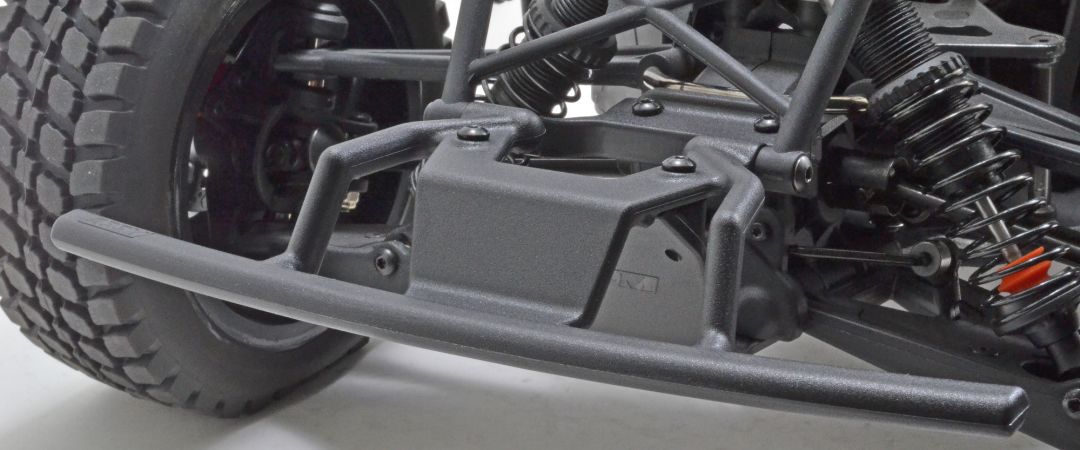 RPM Front Bumper & Skid Plate for the Losi Baja Rey - Black