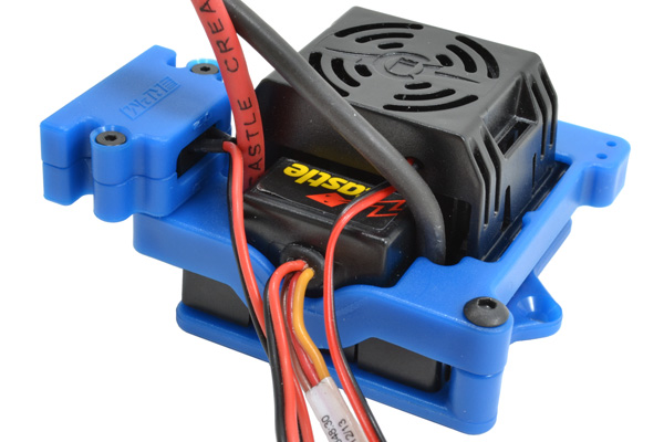 RPM ESC Cage for Sidewinder 3 & SCT - Blue