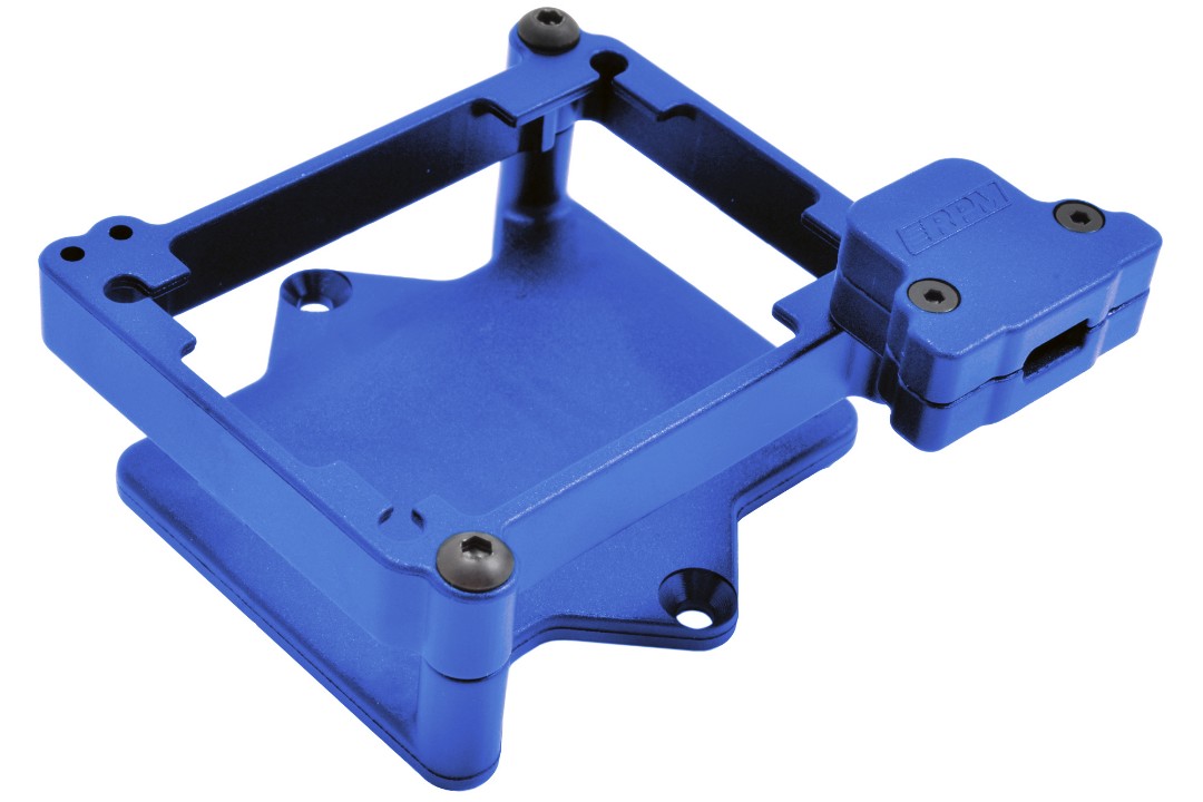 RPM ESC Cage for the Castle Mamba X ESC - Blue - Click Image to Close