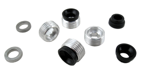 RPM Pivot Ball Setscrews & Bushing Caps for RPM Axle Carriers