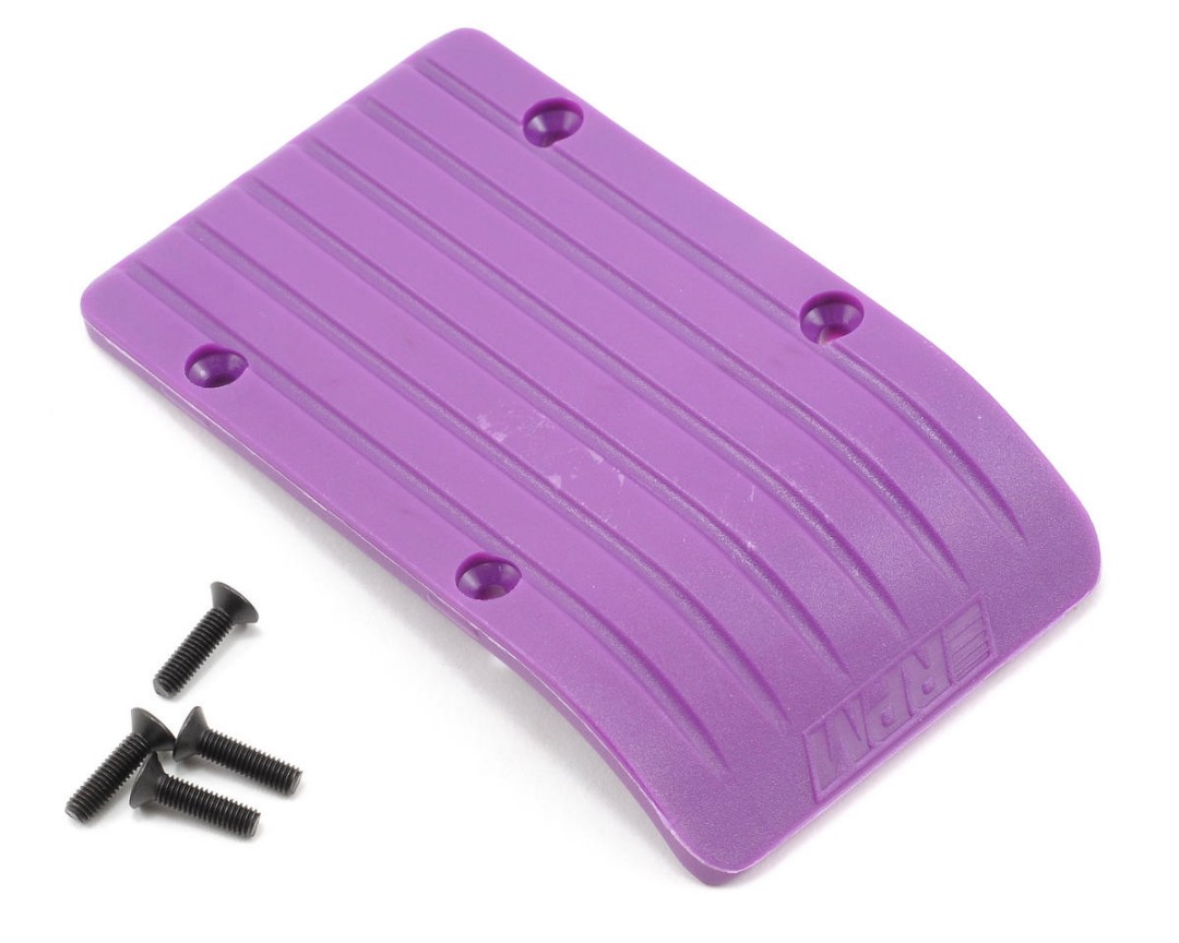 RPM Front or Rear Skid / Wear Plate for the Traxxas T-Maxx & E-Maxx - Purple