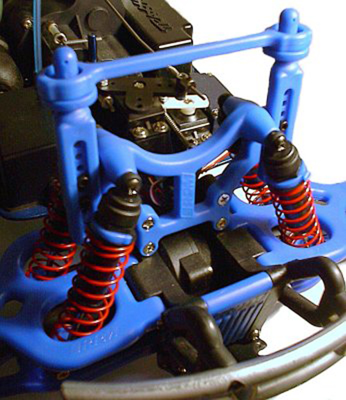 RPM Shock Tower w/Body Mount (Blue) - Click Image to Close
