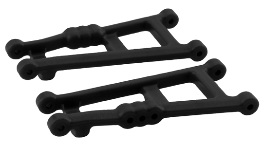 RPM Rear Arms for the Traxxas Electric Rustler & Electric Stampede 2wd - Black
