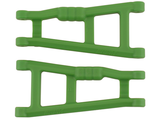 RPM Rear Arms for Rustler & Stampede 2wd - Green - Click Image to Close