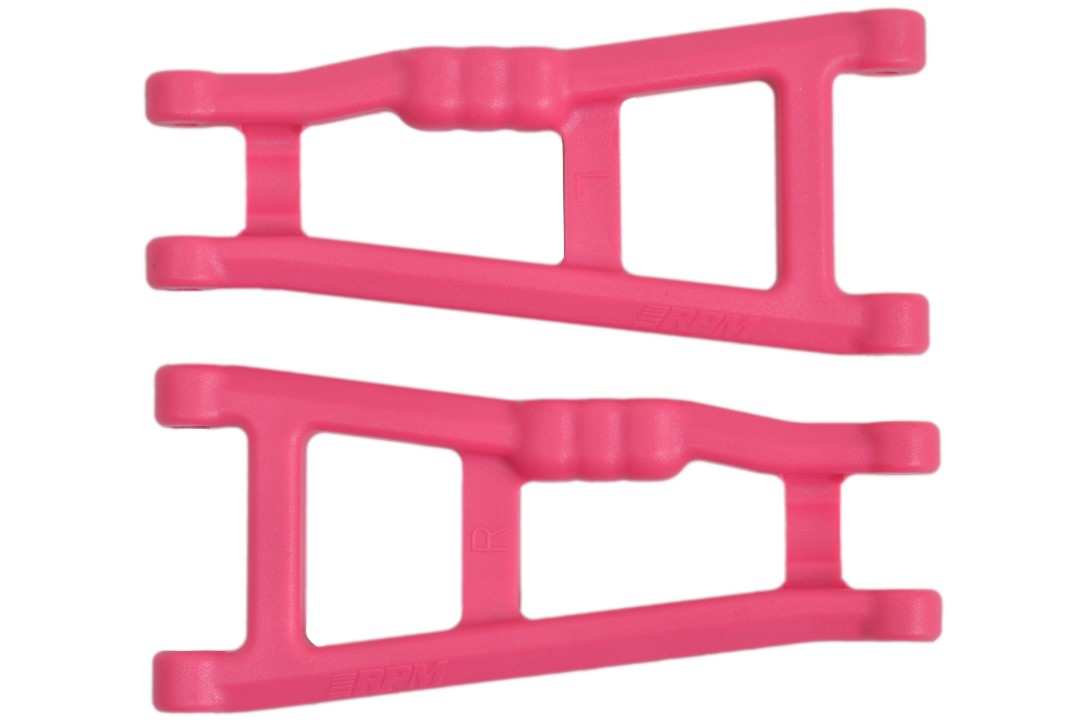 RPM Rear Arms for the Traxxas Electric Rustler & Electric Stampede 2wd - Pink