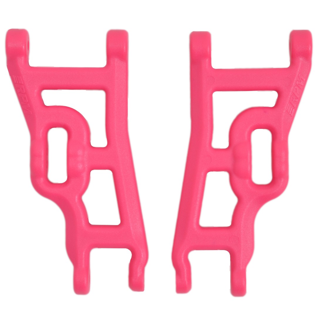 RPM Front A-Arms for 2wd Rustler, Stampede, Slash - Pink