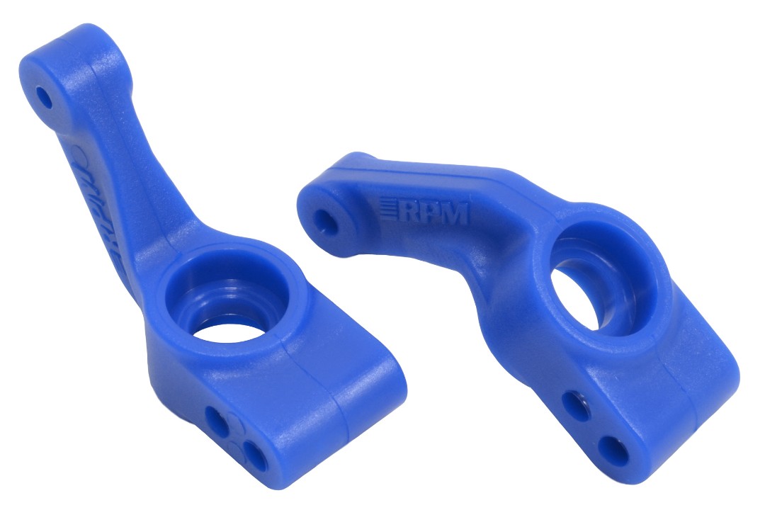 RPM Traxxas Rear Bearing Carriers - Blue