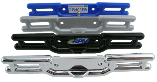 RPM Revo Rear Bumper - Dyeable Silver - Click Image to Close