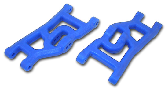 RPM Front A-Arms Nitro Stampede, Rustler & Sport - Blue - Click Image to Close