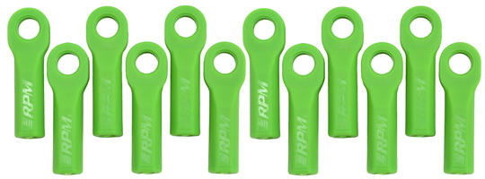 RPM Traxxas Long Rod Ends - Green - Click Image to Close