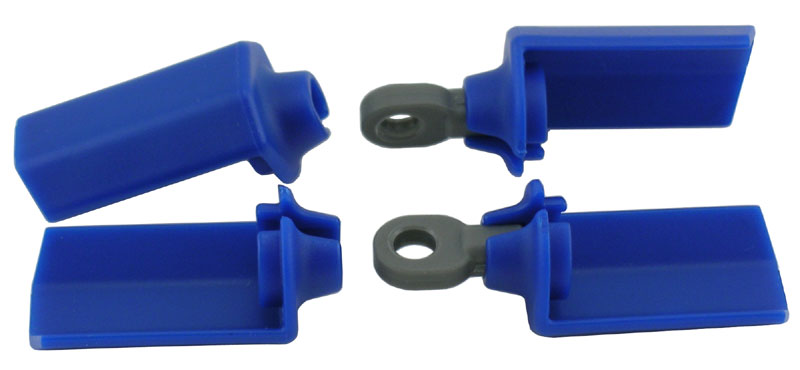 RPM Shock Shaft Guards (Blue) (4)