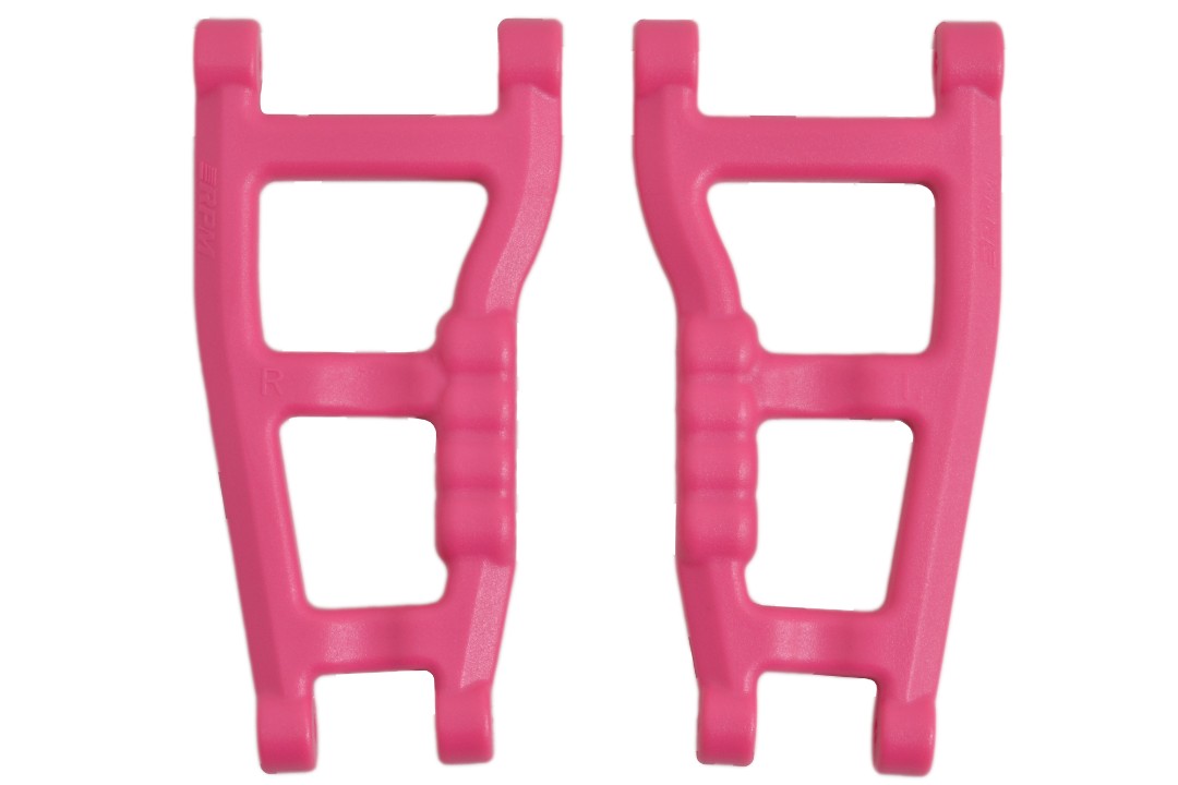 RPM Rear A-arms for the 2wd Traxxas Slash - Pink - Click Image to Close