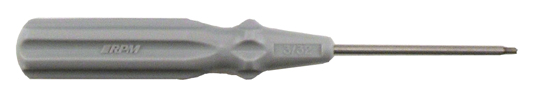 RPM 3/32 Straight Tip Hex Driver - Click Image to Close