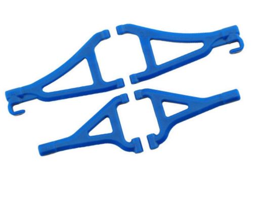 RPM Front A-arms for the Traxxas 1/16 E-Revo - Blue - Click Image to Close