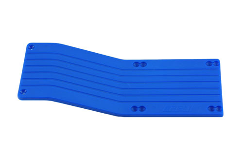 RPM Center Skid Plate (Blue) (T-Maxx #4908 & E-Maxx #3905) - Click Image to Close