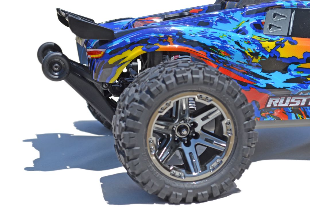 RPM Wheelie Bar Mount for the Traxxas Rustler 4x4